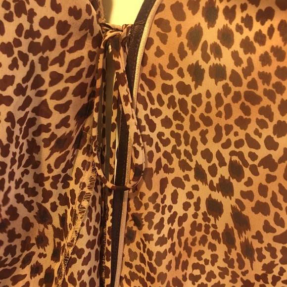 Leopard Robe Oscar de la Renta - Picture 7 of 8